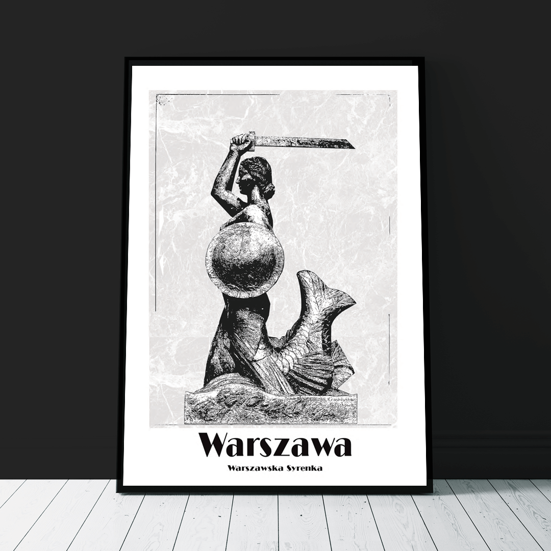 Plakat Warszawa - Warszawska Syrenka - West Pomerania zdjęcie 1
