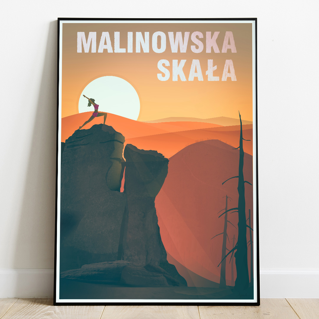 Plakat - Malinowska Skała - West Pomerania zdjęcie 1