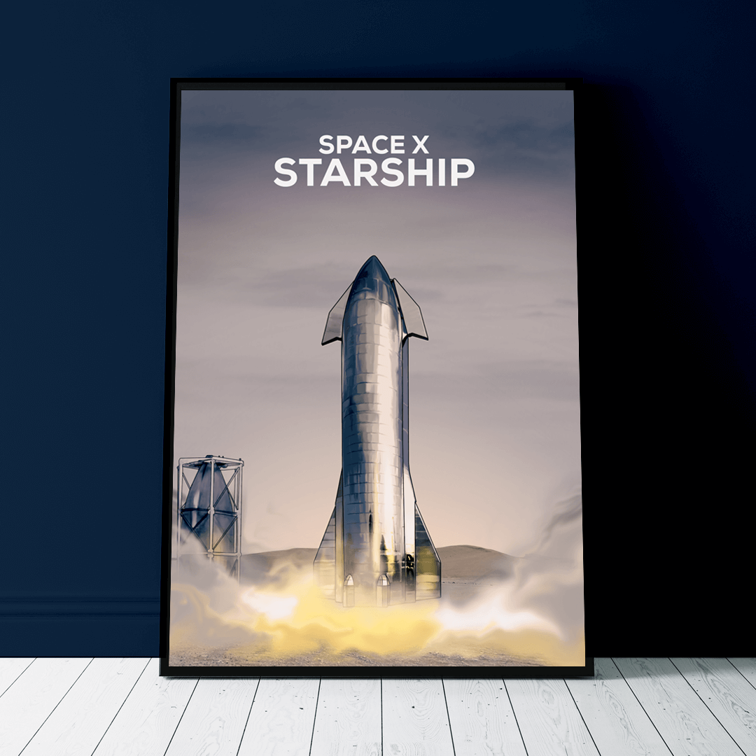 Plakat - Podbój Kosmosu - Starship - West Pomerania zdjęcie 1