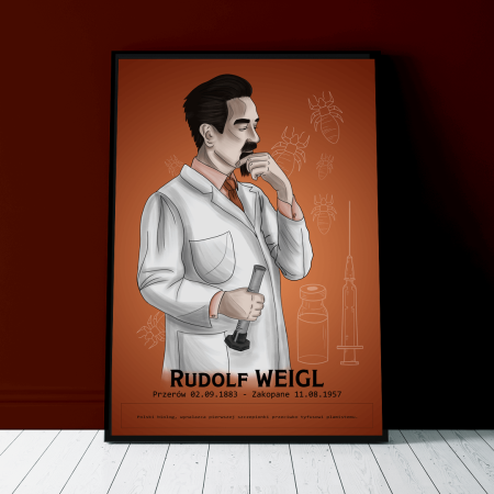 Plakat - Rudolf Weigl - Pomarańczowy - West Pomerania zdjęcie 1