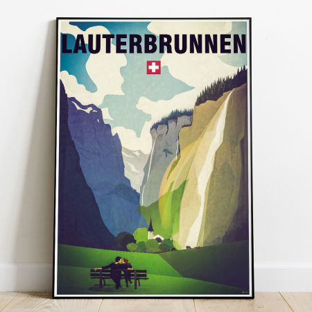 Plakat - Lauterbrunnen - West Pomerania zdjęcie 1