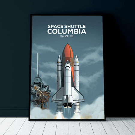 Plakat - Podbój Kosmosu - Columbia - West Pomerania zdjęcie 1