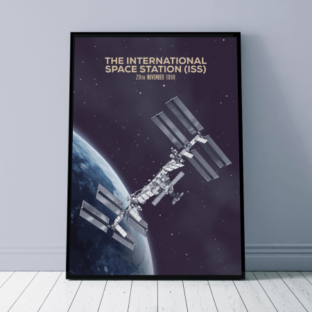 Plakat - Podbój Kosmosu - Międzynarodowa Stacja Kosmiczna - West Pomerania zdjęcie 1