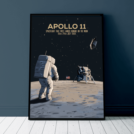 Plakat - Podbój Kosmosu - Apollo 11 - West Pomerania zdjęcie 1
