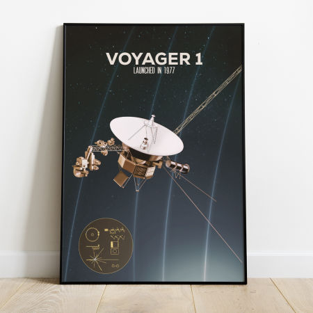 Plakat- Podbój Kosmosu- Voyager