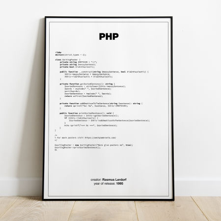 Plakat - PHP - Poster PHP zdjęcie 2