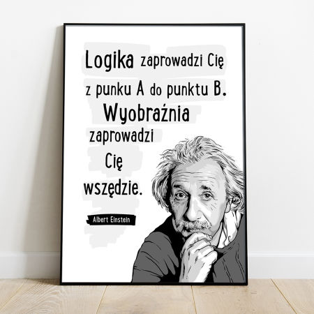 Plakat Cytat - Albert Einstein