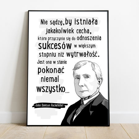 Plakat Cytat - John Rockefeller