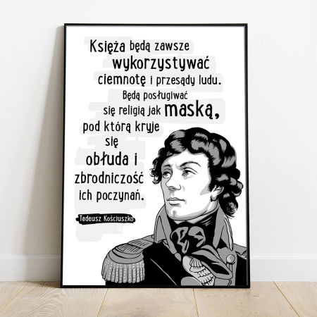 Plakat Cytat - Tadeusz Kościuszko